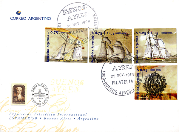 Malvinas nos une, sello de Correo Argentino