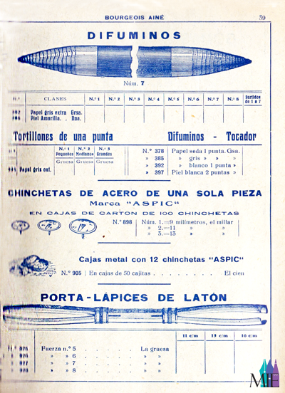 página de catálogo