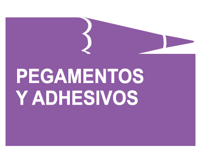 título pegamentos y adhesivos