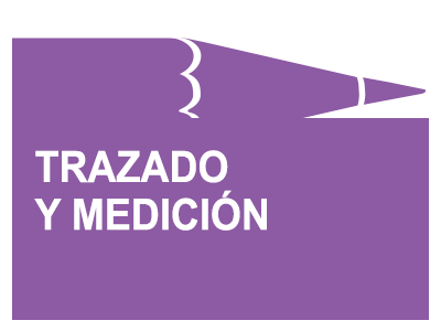 título trazado y medición