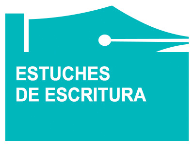 título estuches de escritura