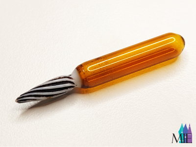 pluma de vidrio