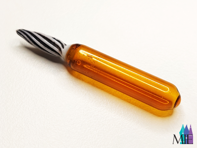 pluma de vidrio